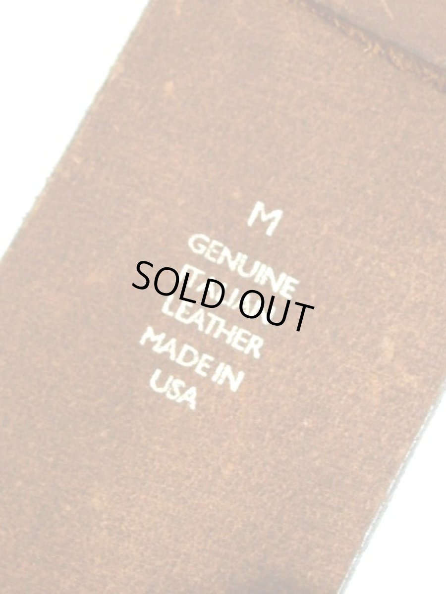 画像8: レザー ブラウン レトロ ヴィンテージ USA古着 ベルト【7458】 (8)