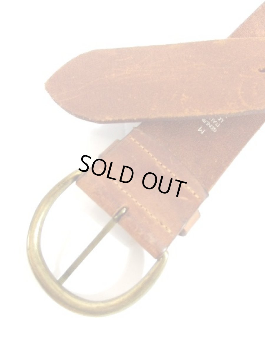 画像5: レザー ブラウン レトロ ヴィンテージ USA古着 ベルト【7458】 (5)