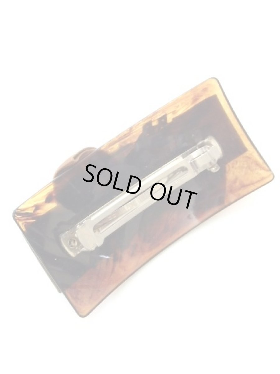 画像4: レトロアンティーク フランス製 リボン ヘアアクセサリー バレッタ【7471】 (4)