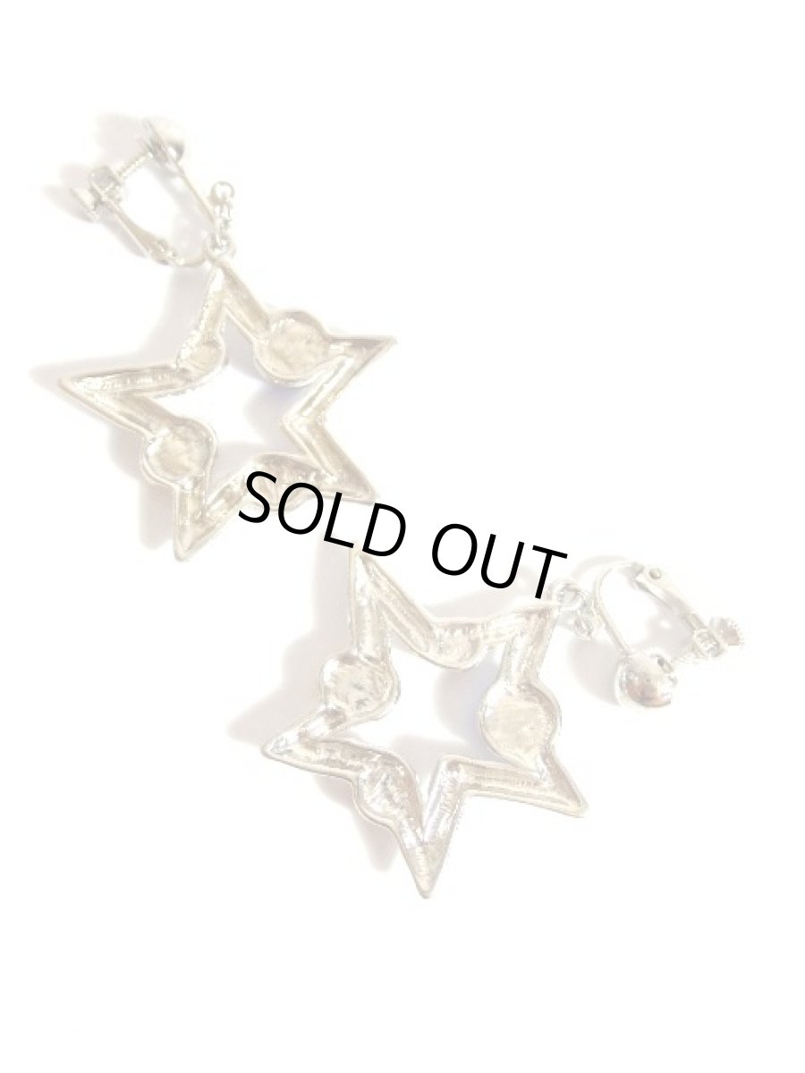 画像5: レトロアンティーク ヴィンテージイヤリング スター【7521】 (5)