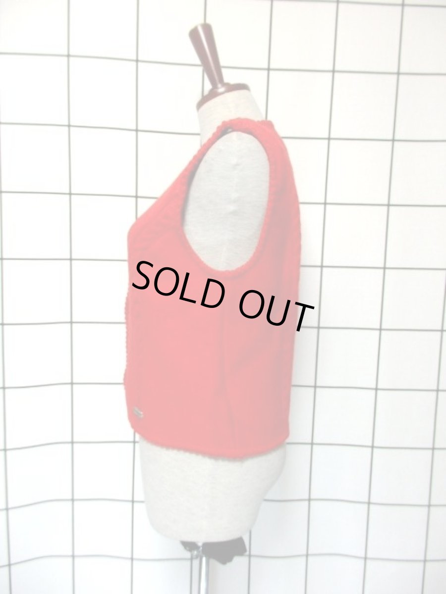 画像6: チロルニットベスト レッド ディアンドル ドイツ民族衣装 舞台 演奏会 フォークダンス オクトーバーフェスト【5618】 (6)