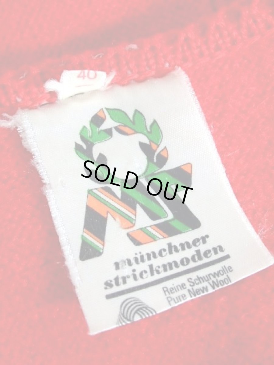 画像11: チロルニットベスト レッド ディアンドル ドイツ民族衣装 舞台 演奏会 フォークダンス オクトーバーフェスト【5618】 (11)