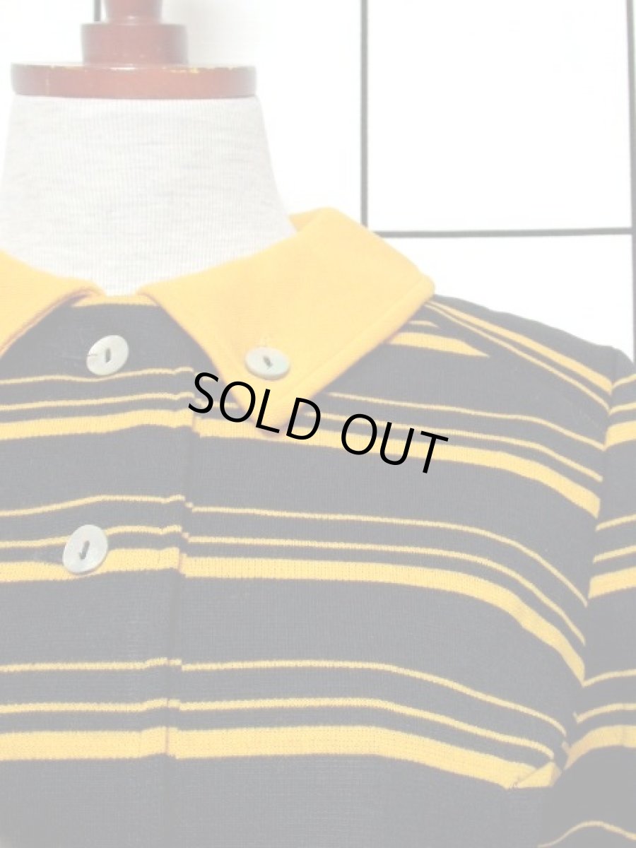 画像10: ヨーロッパ古着 ワンピース ヴィンテージ ボーダー柄 長袖 レトロ (10)