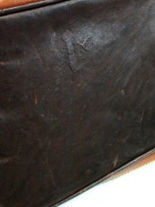 画像14: 巾着型 本革レザー ブラウン レディース ヴィンテージ レトロ ショルダー 鞄 バッグ【7568】 (14)