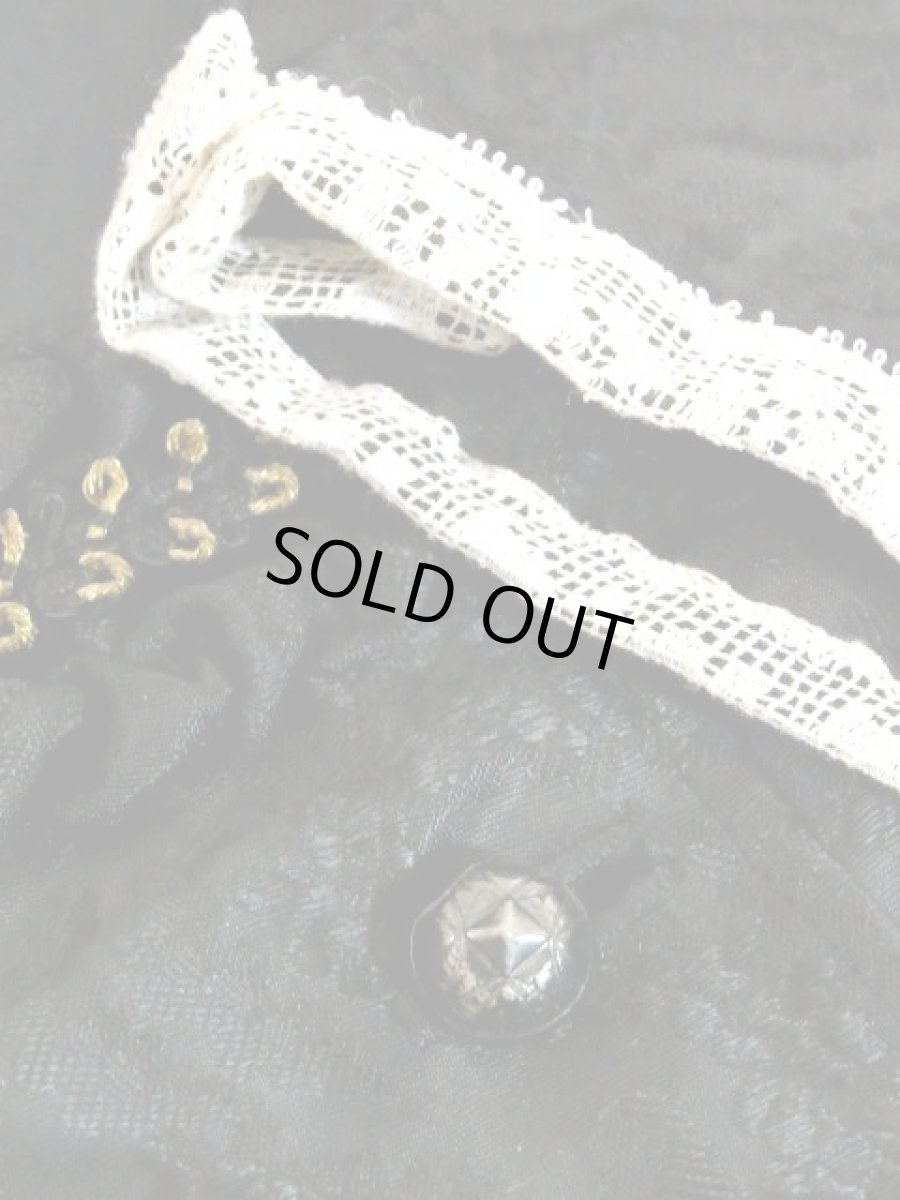 画像19: 濃淡の効いた織りデザイン ブラック レース 長袖 クラシカル ディアンドル チロルドレス ドイツ民族衣装 舞台 演奏会 フォークダンス オクトーバーフェスト【7597】 (19)