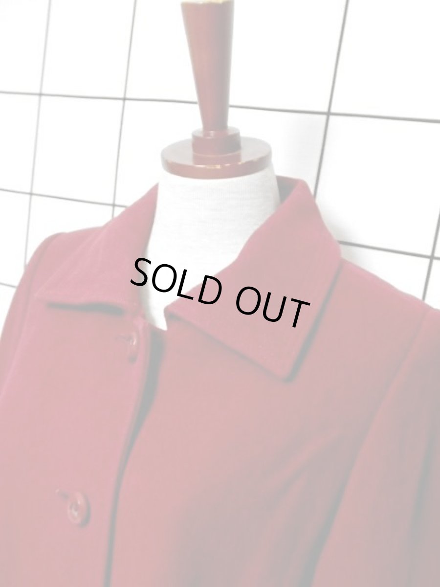 画像8: レトロコート 綺麗なシルエット古着 ウール (8)