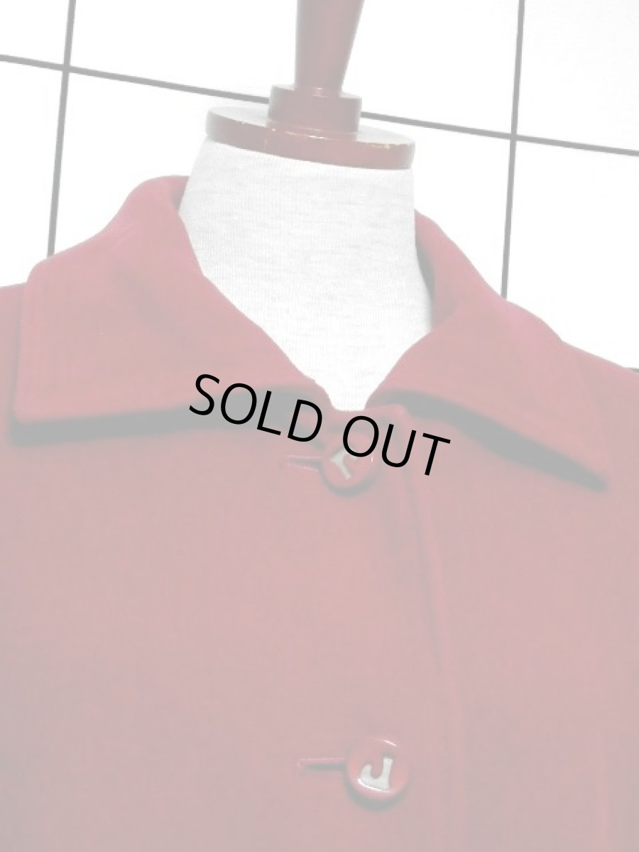 画像3: レトロコート 綺麗なシルエット古着 ウール (3)