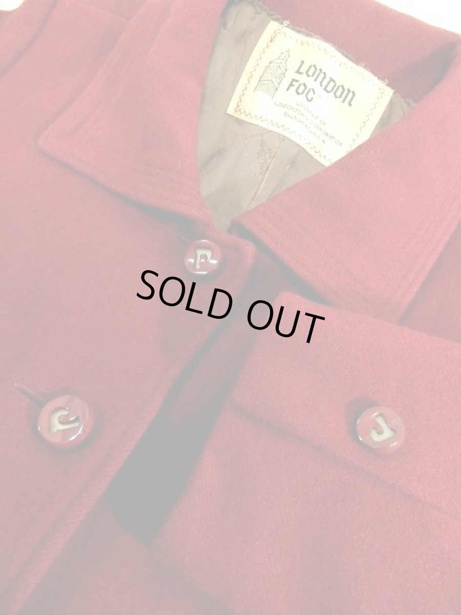 画像13: レトロコート 綺麗なシルエット古着 ウール (13)