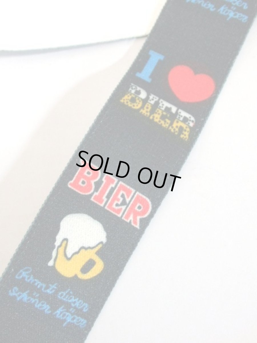 画像7: サスペンダー レトロ ヴィンテージ ヨーロッパ ハート ビール柄【7625】 (7)