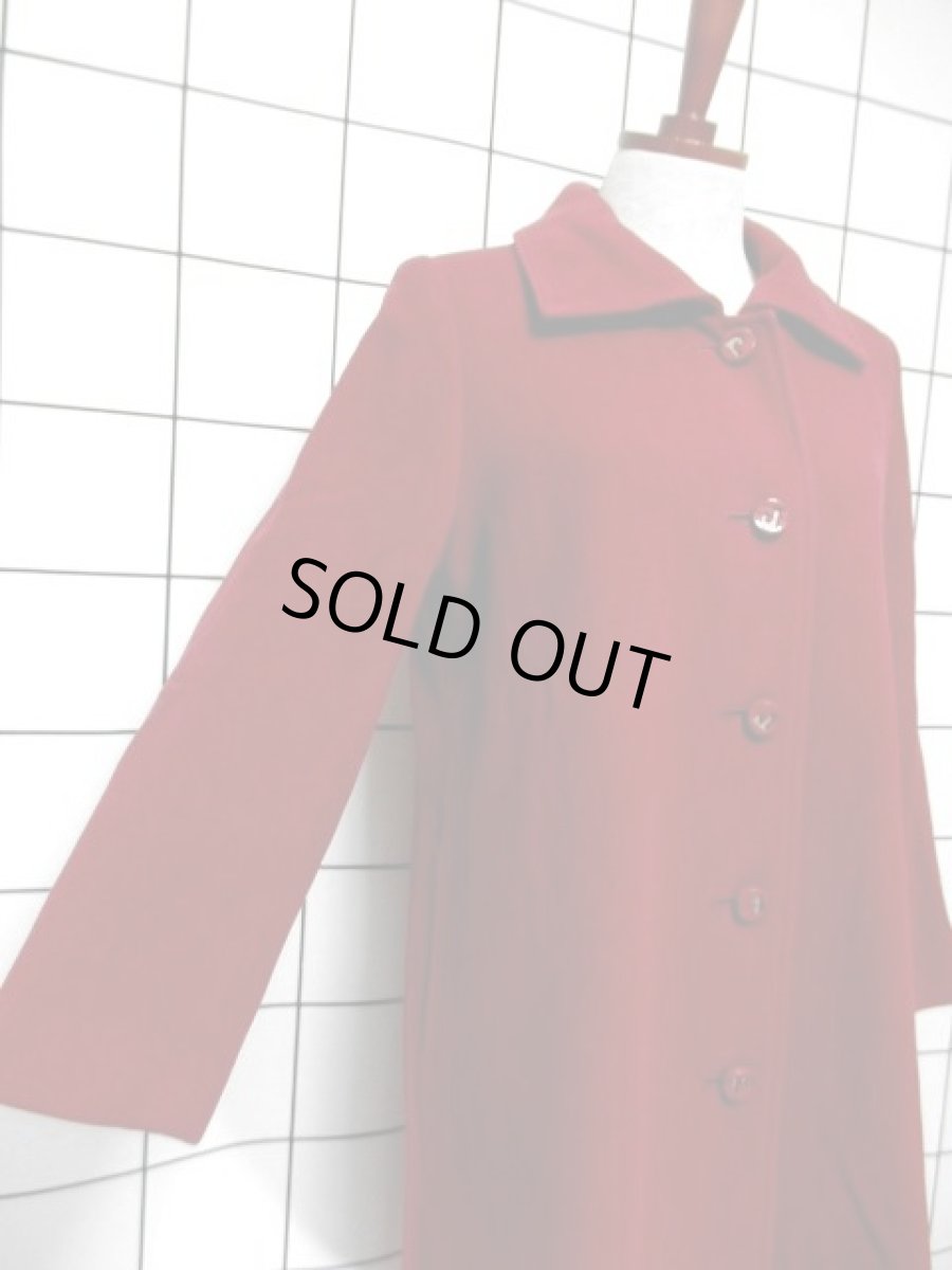 画像4: レトロコート 綺麗なシルエット古着 ウール (4)