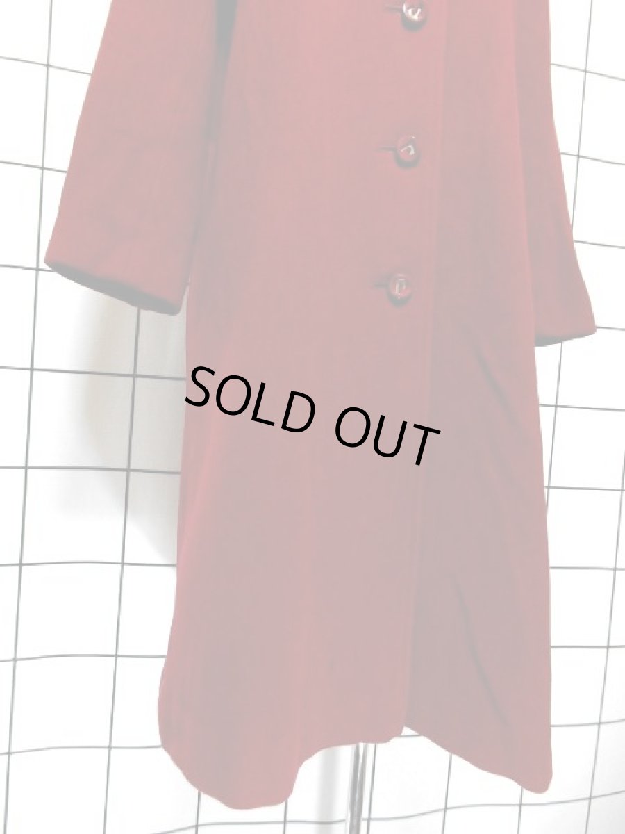 画像11: レトロコート 綺麗なシルエット古着 ウール (11)