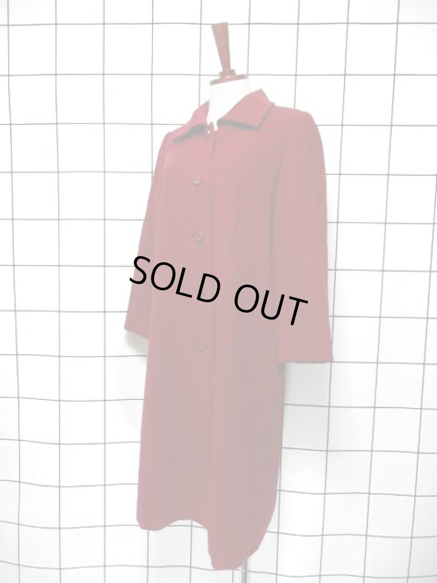 画像2: レトロコート 綺麗なシルエット古着 ウール (2)