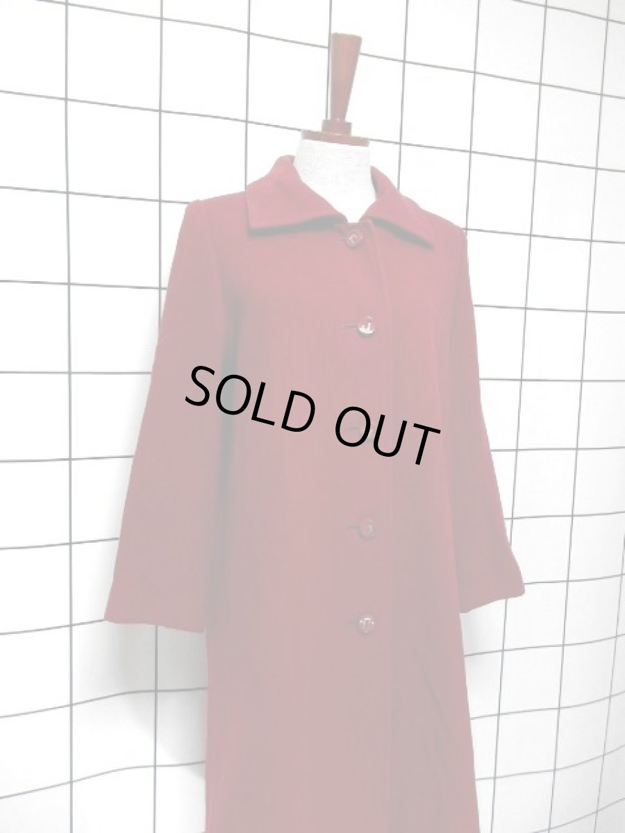 画像7: レトロコート 綺麗なシルエット古着 ウール (7)