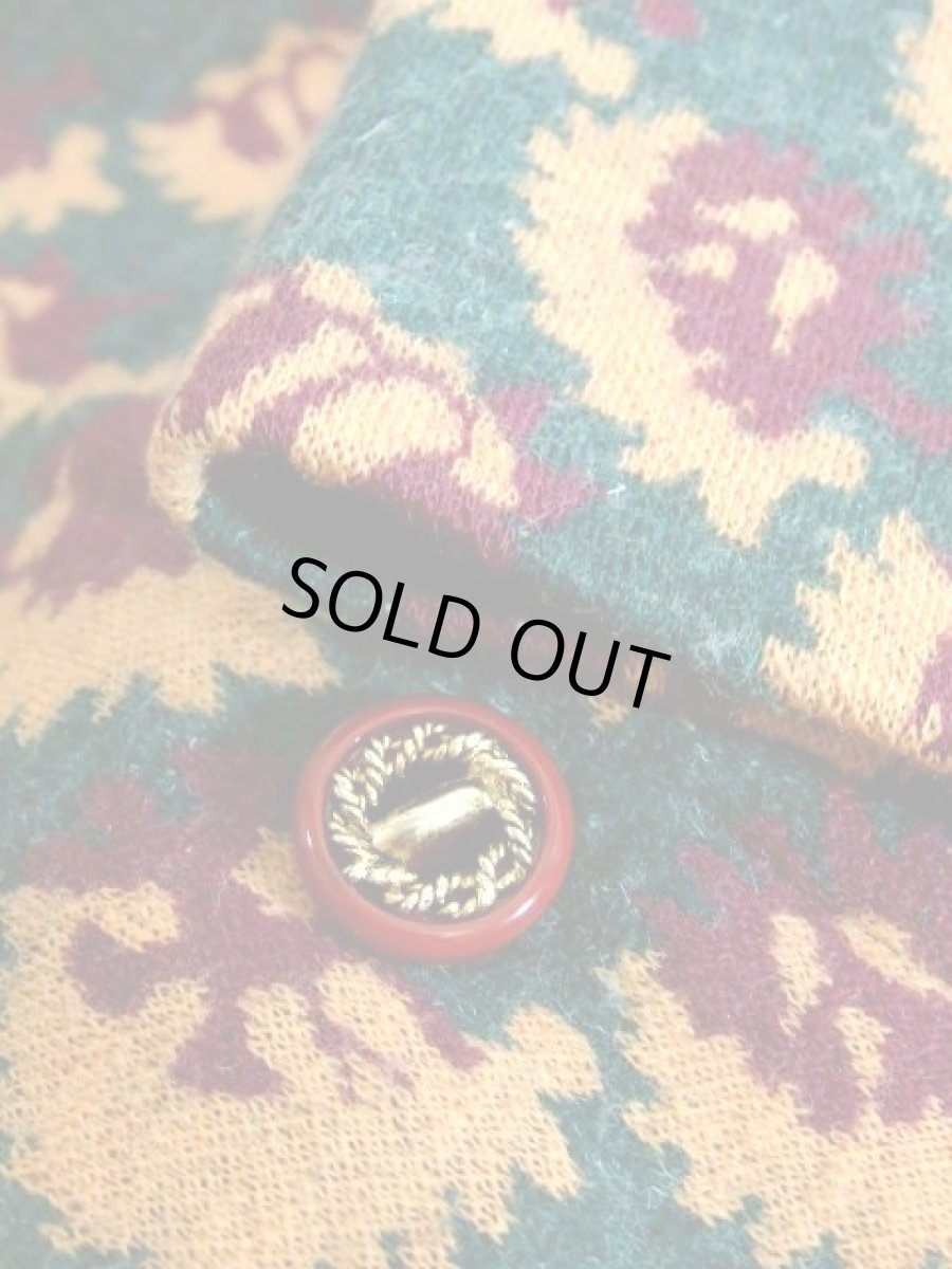 画像13: ベルト紐セット 70年代 レディース 長袖 昭和レトロ 国産古着 レトロワンピース【7671】 (13)