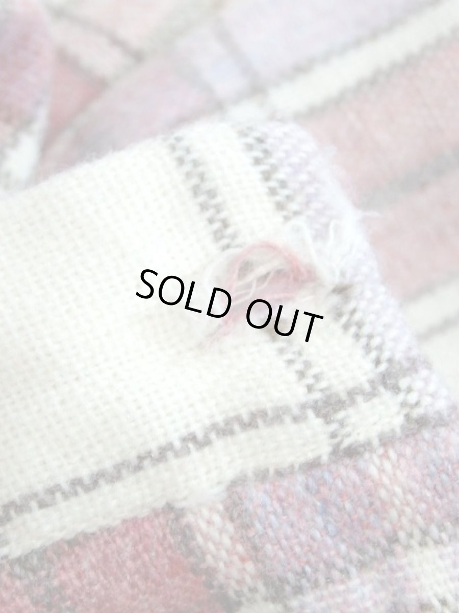 画像10: チェック柄 優しいカラーリング レトロ USA古着 ヴィンテージスカート【7680】 (10)