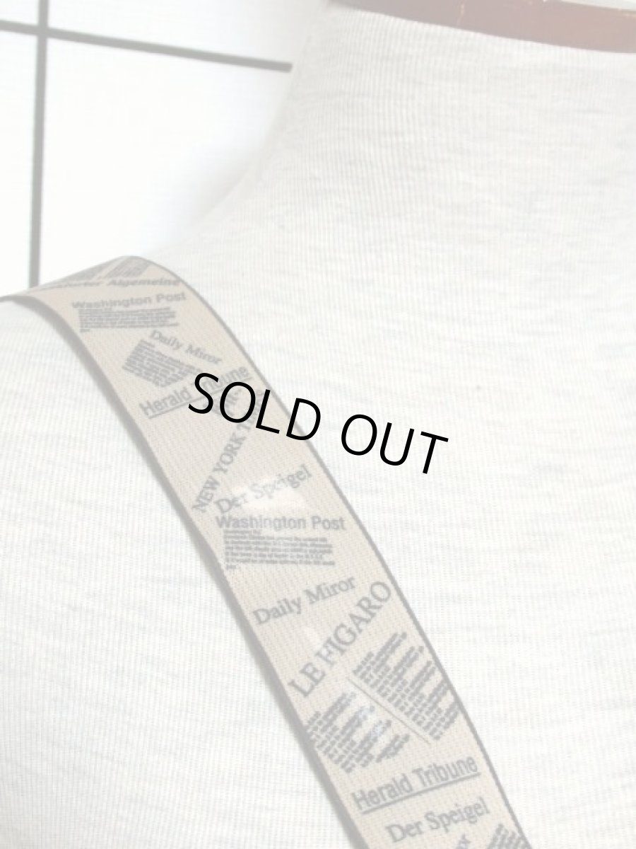 画像11: サスペンダー レトロ ヴィンテージ ヨーロッパ ドイツ製 英字柄【7693】 (11)