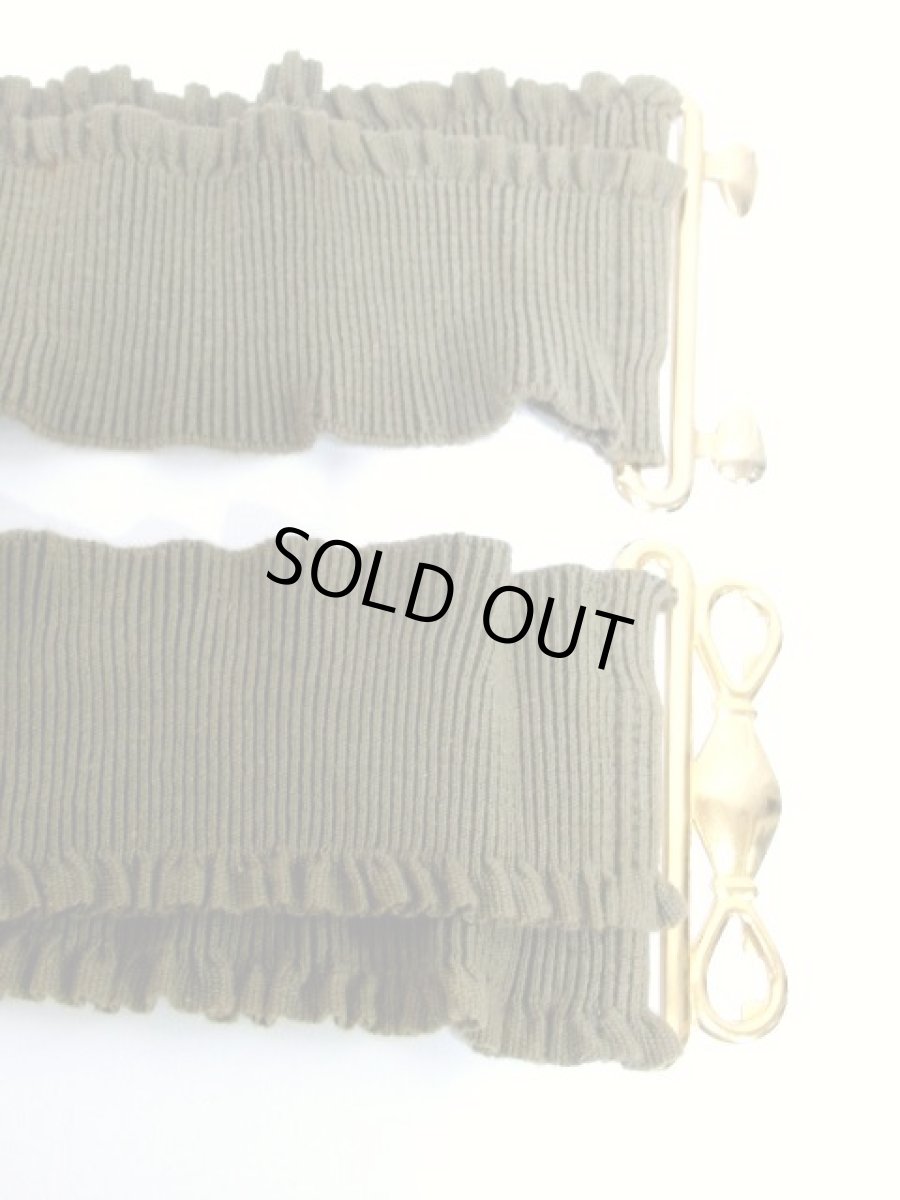 画像3: カーキ ダブル ゴム レトロアンティーク ヴィンテージ ヨーロッパ 古着 ベルト【7712】 (3)