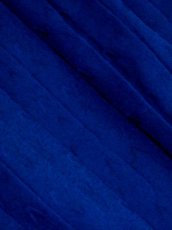 画像15: ネイビー プリーツ ウエストゴム 首元リボン クラシカル 70年代 昭和レトロ 国産古着 レトロヴィンテージドレス【7739】 (15)