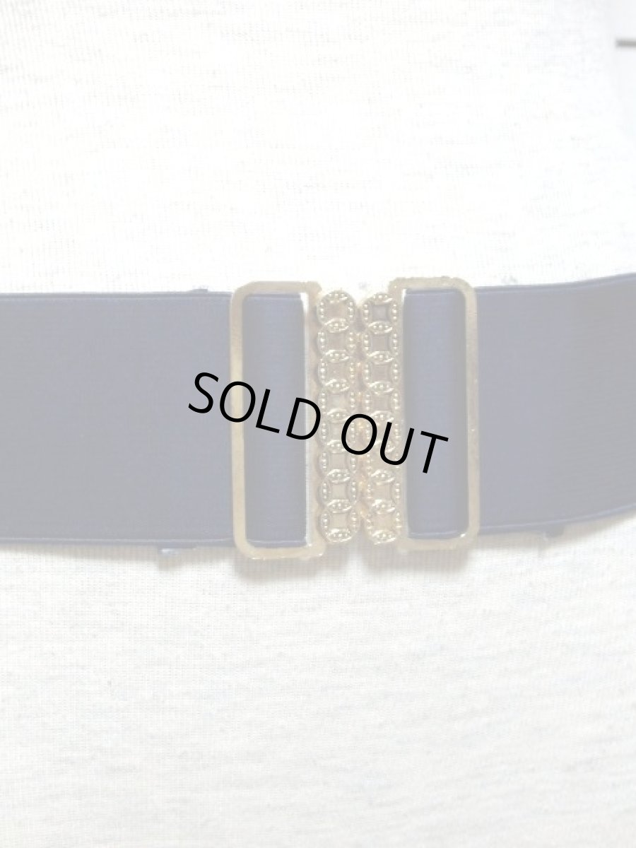 画像3: ネイビー レトロアンティーク ヴィンテージ 昭和レトロ 国産古着 ベルト【7750】 (3)