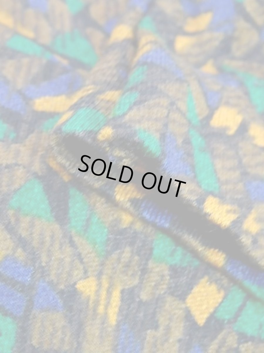 画像9: レトロ柄 ウエストゴム 昭和レトロ 国産古着 ヴィンテージスカート (9)