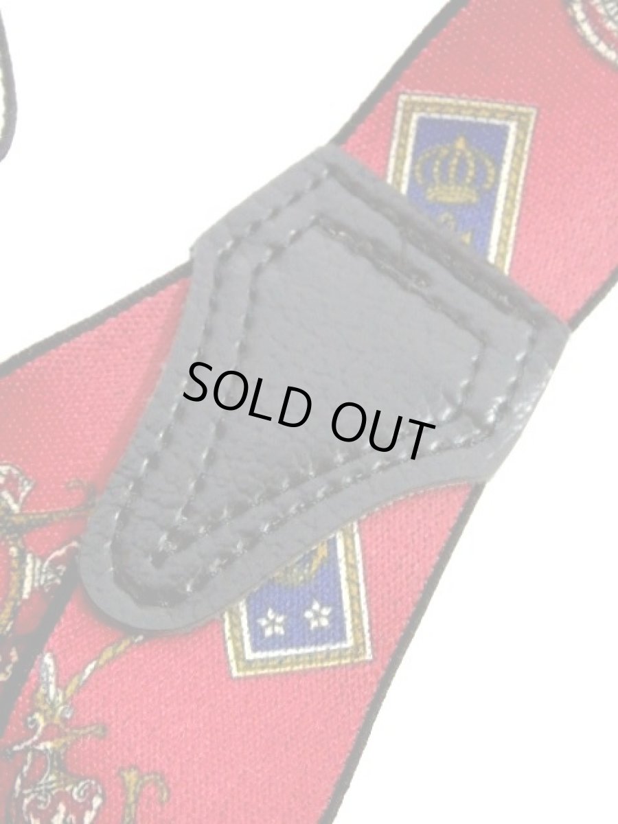 画像4: サスペンダー レトロ ヴィンテージ ヨーロッパ 王冠柄 イカリ柄【7753】 (4)