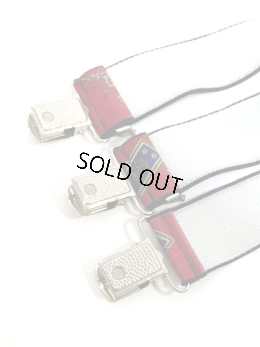 画像3: サスペンダー レトロ ヴィンテージ ヨーロッパ 王冠柄 イカリ柄【7753】 (3)