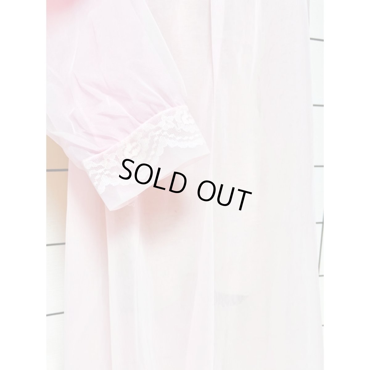 画像9: ヨーロッパ古着 ヴィンテージ ワンピース 透け感 レース 乙女ガーリー (9)