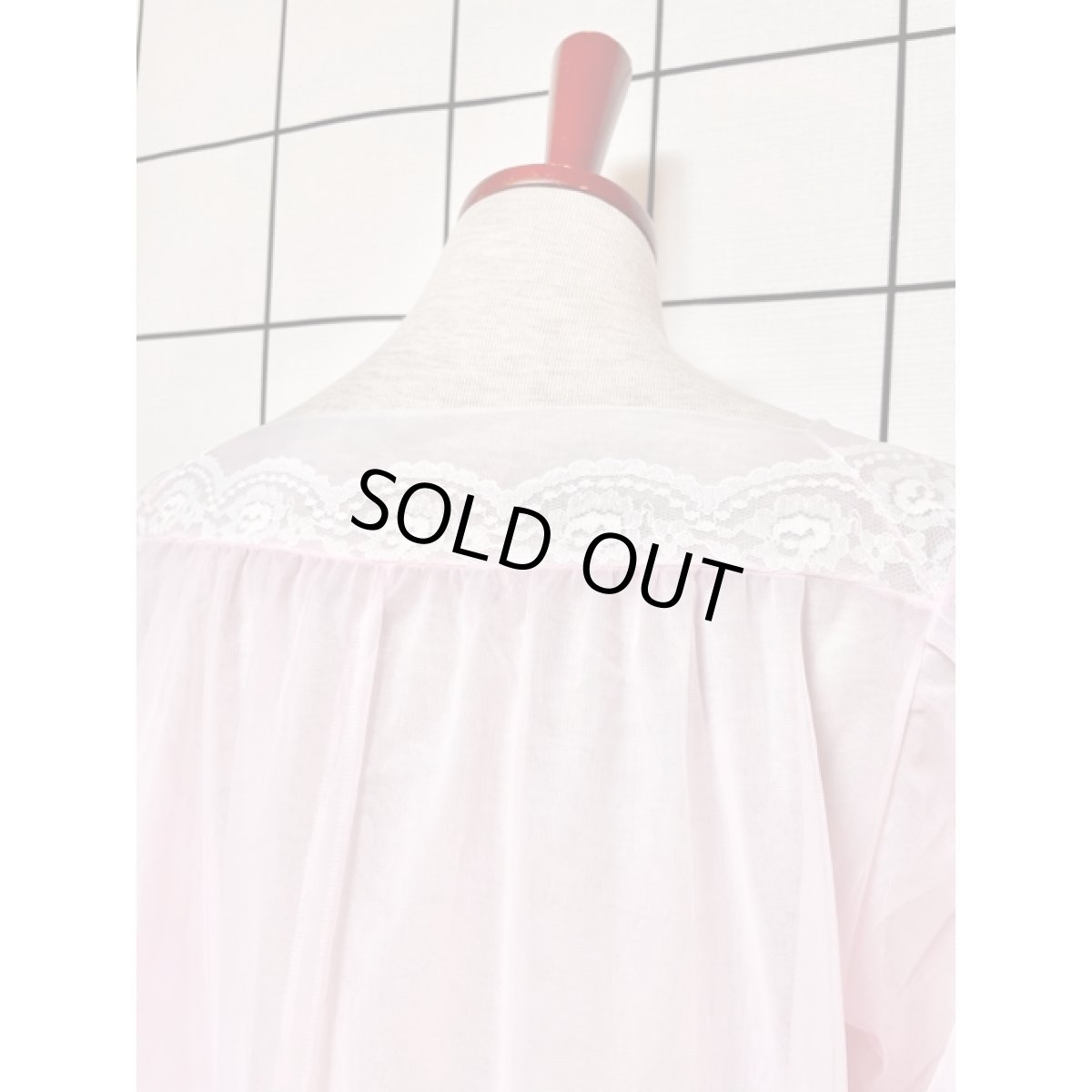 画像6: ヨーロッパ古着 ヴィンテージ ワンピース 透け感 レース 乙女ガーリー (6)