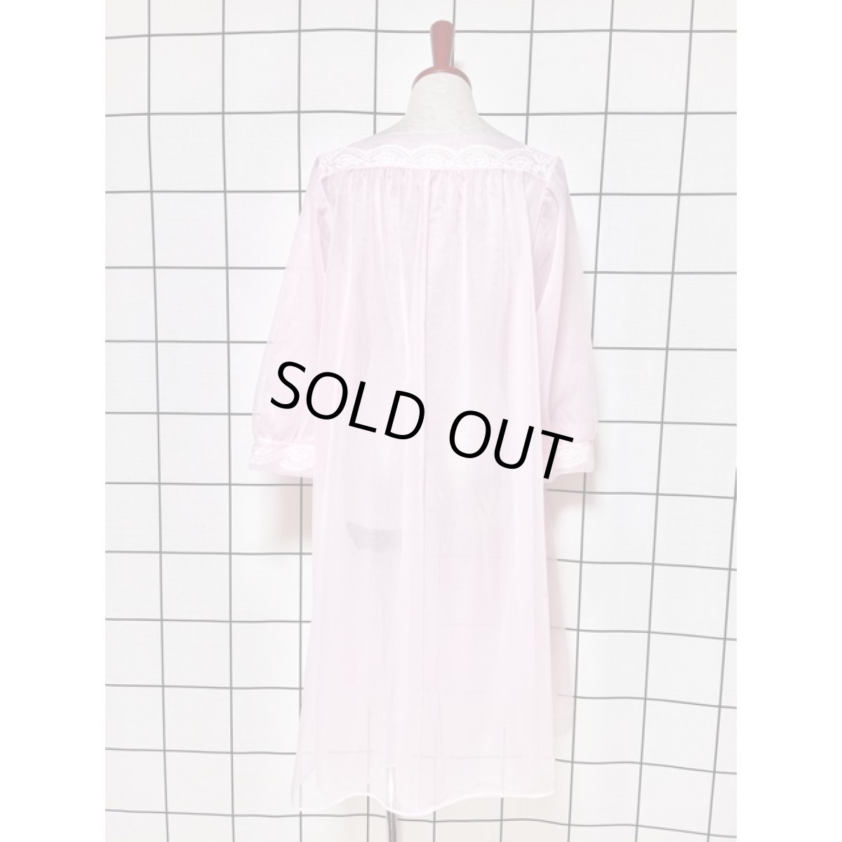 画像5: ヨーロッパ古着 ヴィンテージ ワンピース 透け感 レース 乙女ガーリー (5)