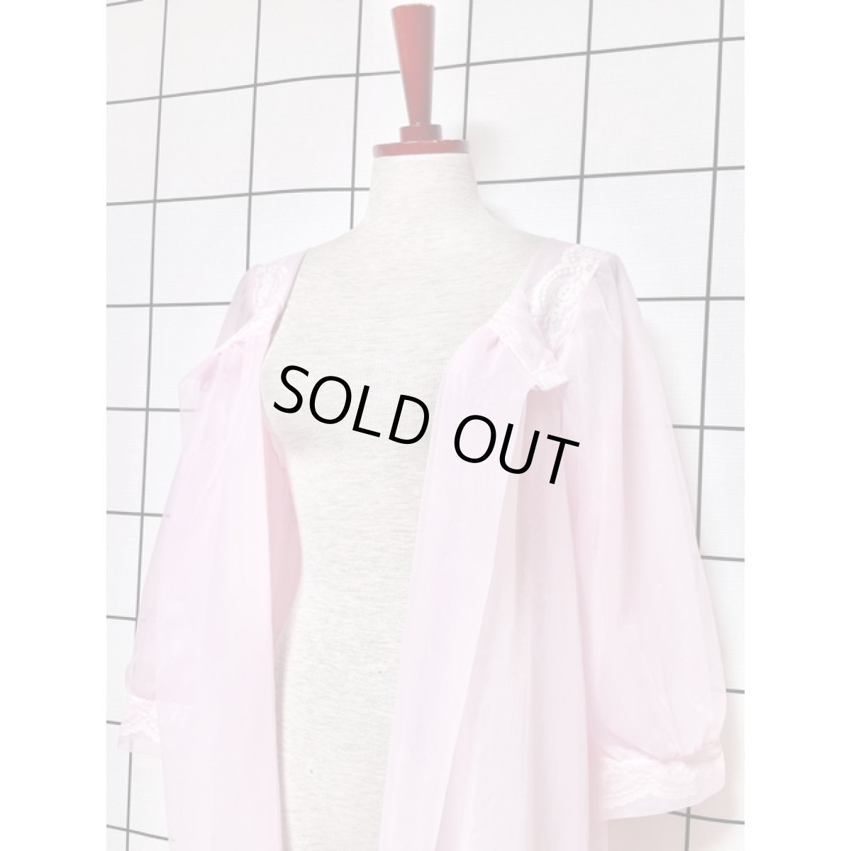 画像11: ヨーロッパ古着 ヴィンテージ ワンピース 透け感 レース 乙女ガーリー (11)