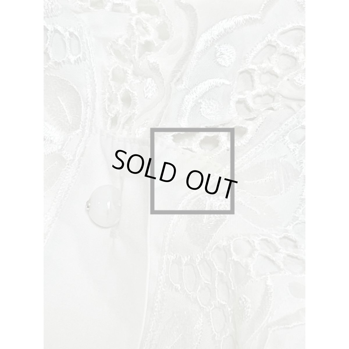 画像14: カットワークレース お花刺繍 ホワイト フリル襟 レトロボタン クラシカル ディアンドル チロルブラウス ドイツ民族衣装 舞台 演奏会 フォークダンス オクトーバーフェスト (14)