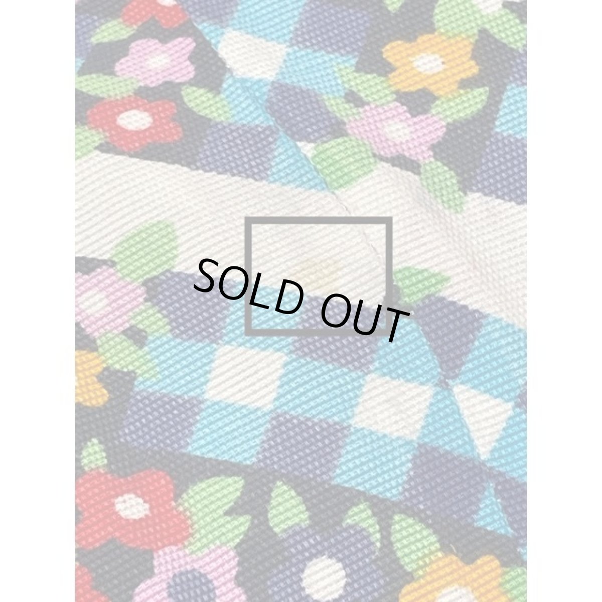 画像16: ブロックチェック柄 花柄 ポップ 半袖 レトロ ガーリー ヨーロッパ古着 ヴィンテージワンピース【5746】 (16)