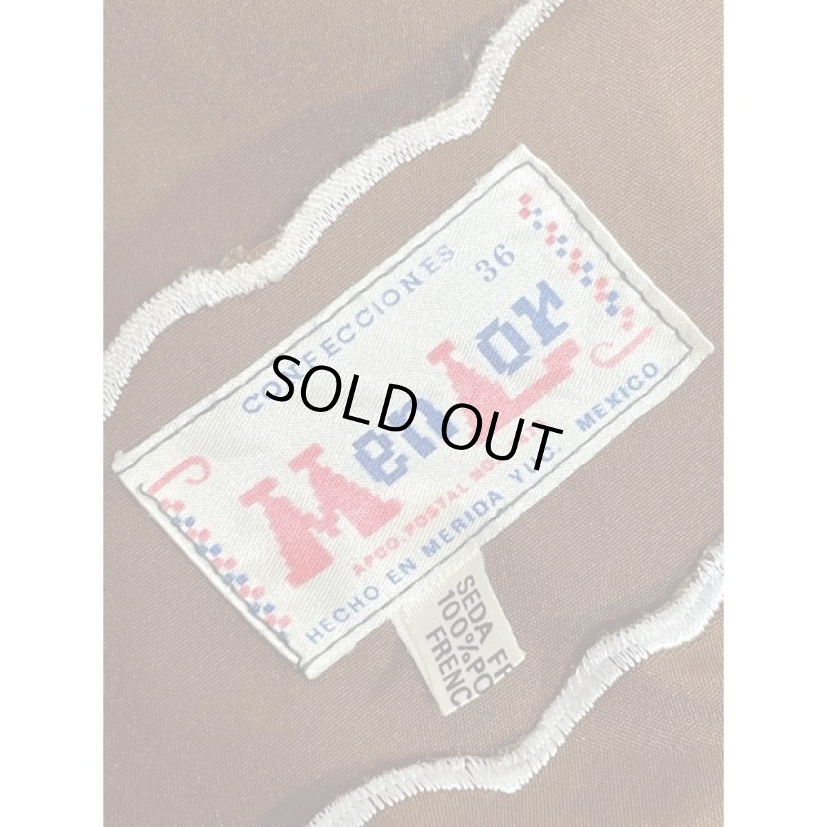 画像13: 見事なお花刺繍が素敵すぎる めずらしい刺繍デザイン レトロフォークロアなヴィンテージ刺繍ブラウス【5280】 (13)