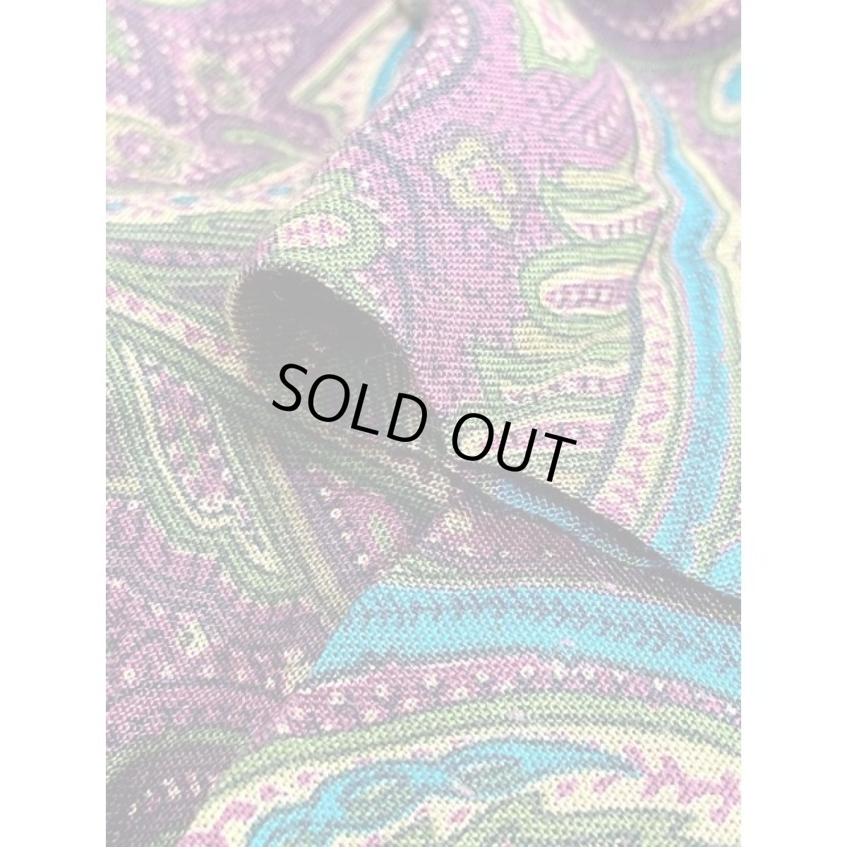 画像9: ペイズリーモチーフ ウエストゴム レトロ USA古着 ヴィンテージスカート【7892】 (9)