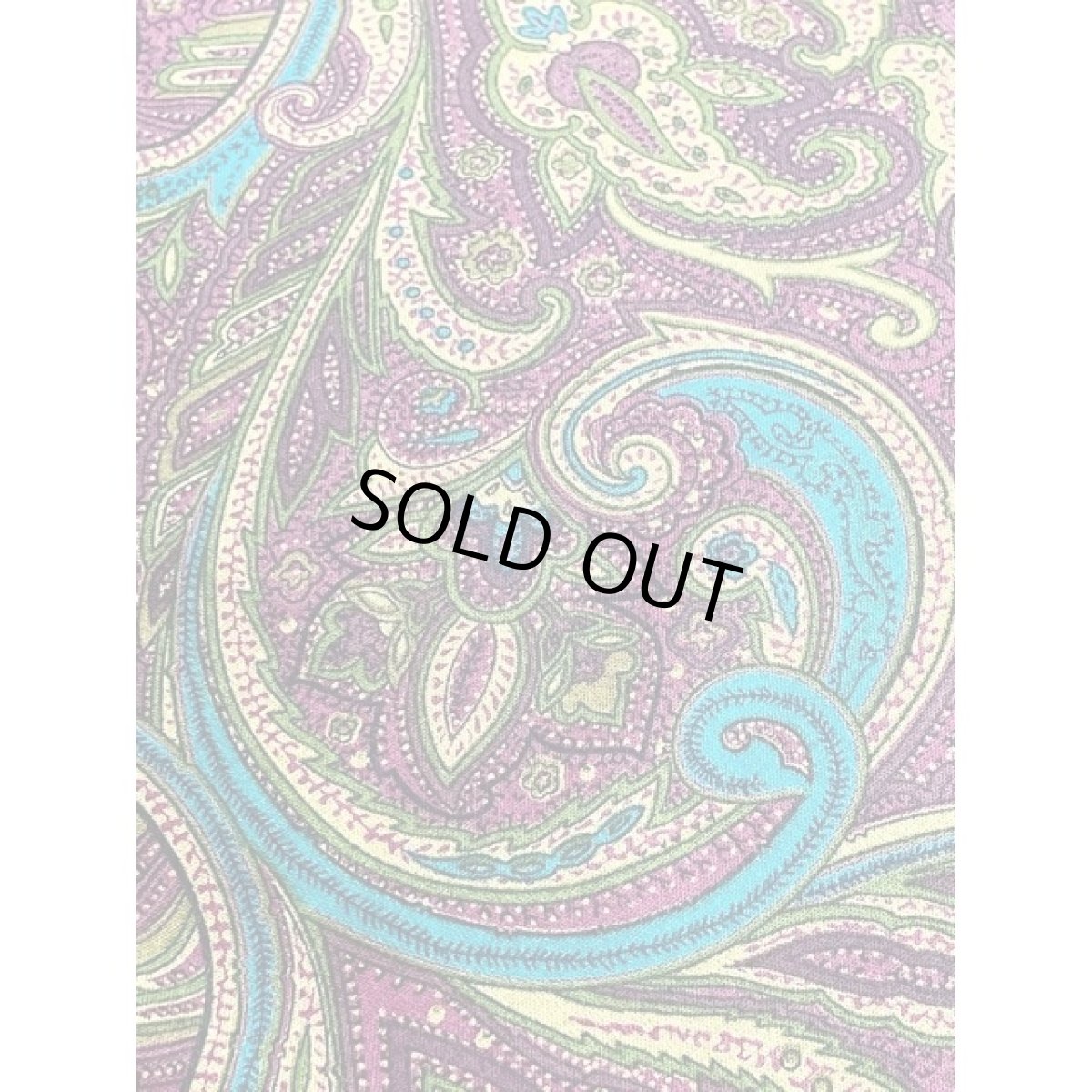 画像8: ペイズリーモチーフ ウエストゴム レトロ USA古着 ヴィンテージスカート【7892】 (8)