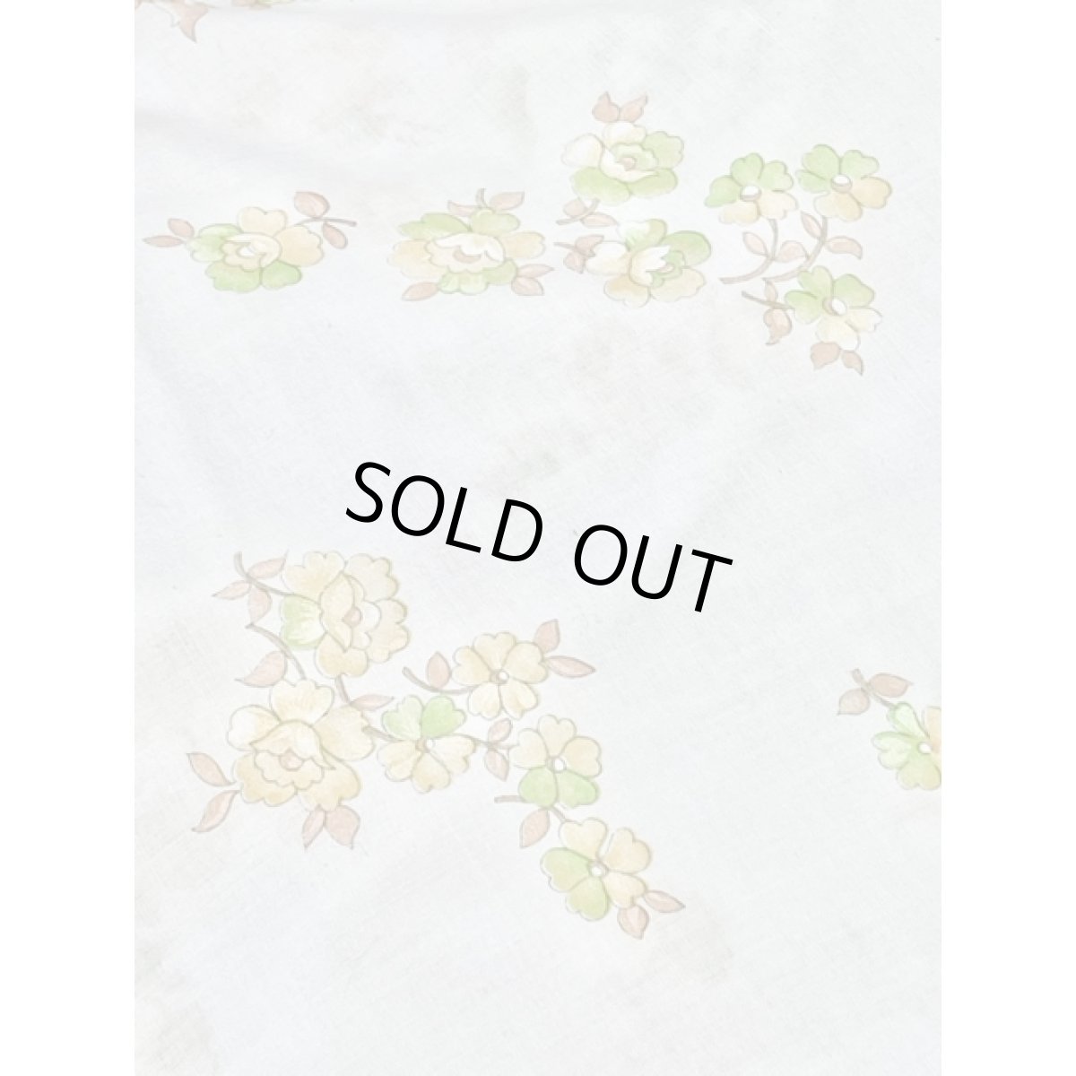 画像14: ヨーロッパ古着　可愛らしいフラワー柄×レース装飾♪　ふんわり乙女ガーリーヴィンテージワンピース (14)