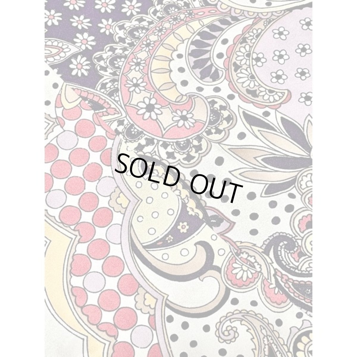 画像13: ペイズリー柄 ドット柄 花柄 レトロポップ 70's レディース 半袖 昭和レトロ 国産古着 レトロワンピース【7360】 (13)