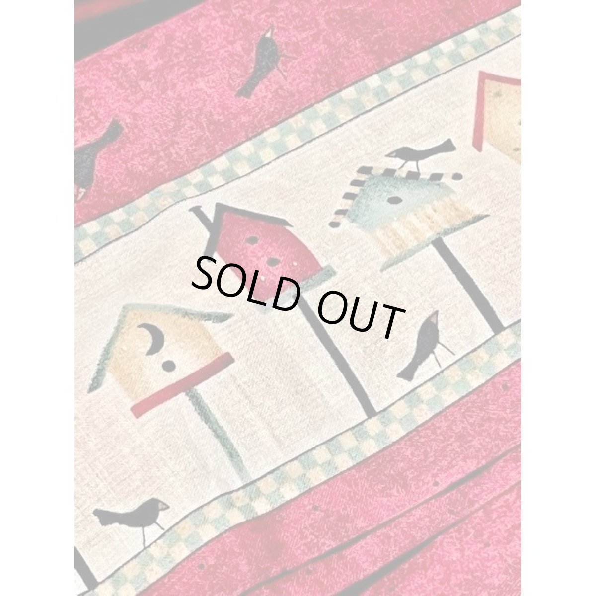 画像17: 鳥の巣箱柄 鳥柄 巣箱型ボタン ノースリーブ レトロ USA古着 ヴィンテージワンピース【V7945】 (17)