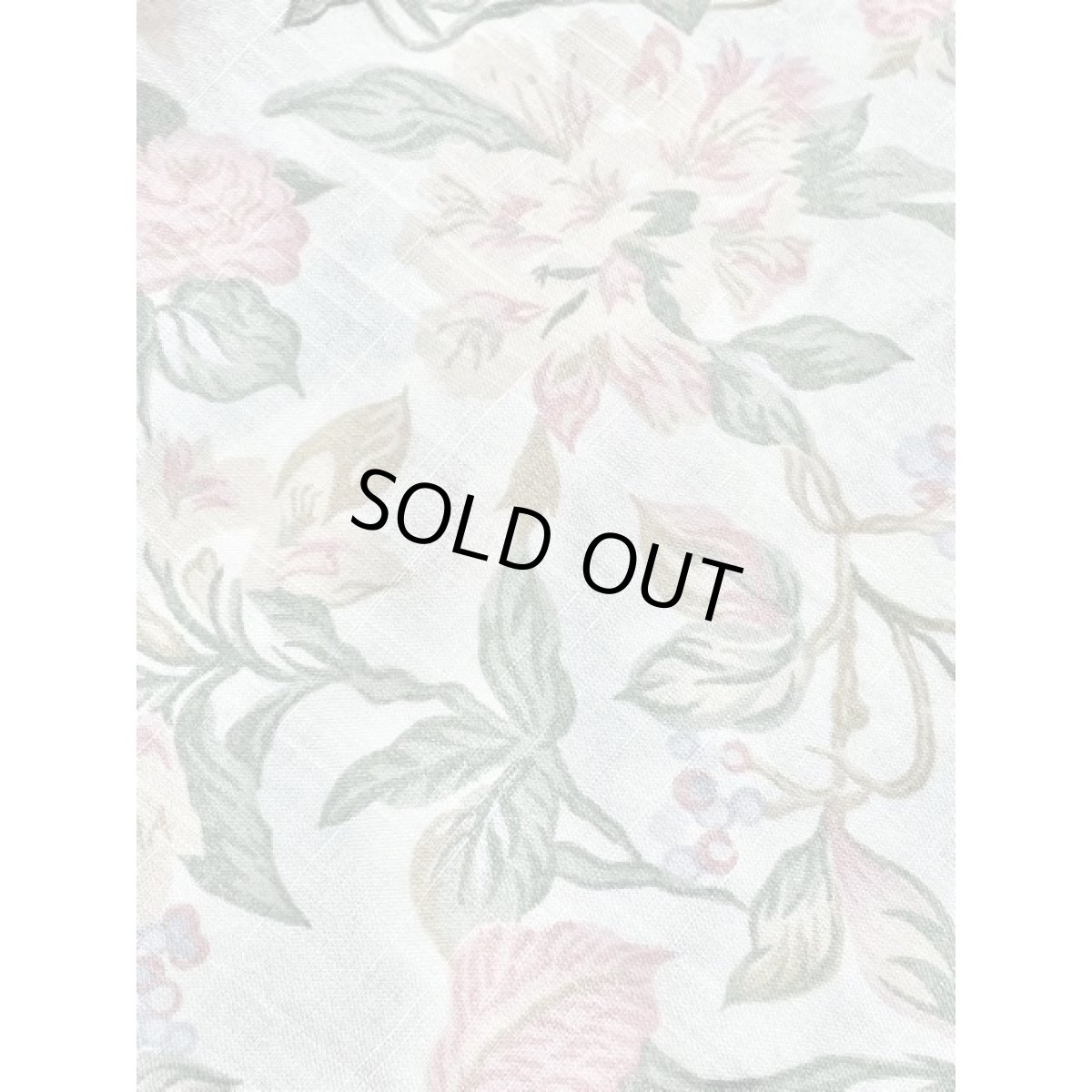 画像15: ボタニカル柄 ウエストゴム クラシカル 半袖 レトロ USA古着 ヴィンテージワンピース【7944】 (15)