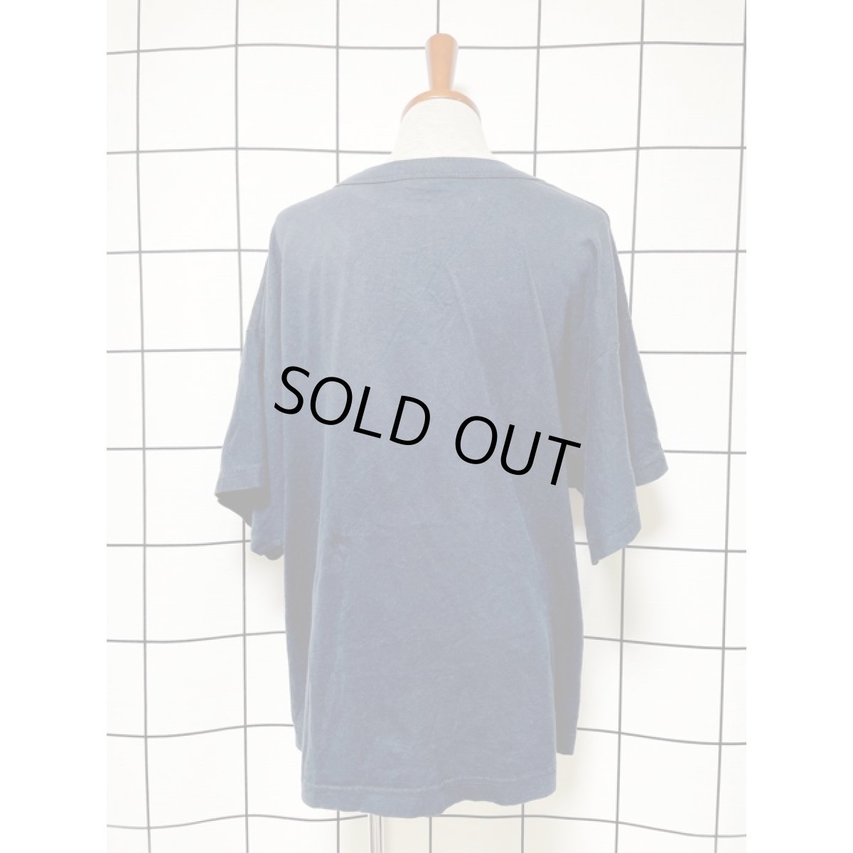 画像5: 花柄 ネイビー ガーリー 半袖 レトロ USA古着 ヴィンテージ Tシャツ (5)