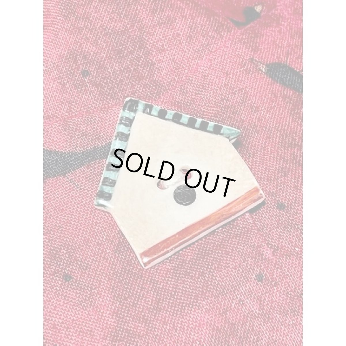 画像14: 鳥の巣箱柄 鳥柄 巣箱型ボタン ノースリーブ レトロ USA古着 ヴィンテージワンピース【V7945】 (14)