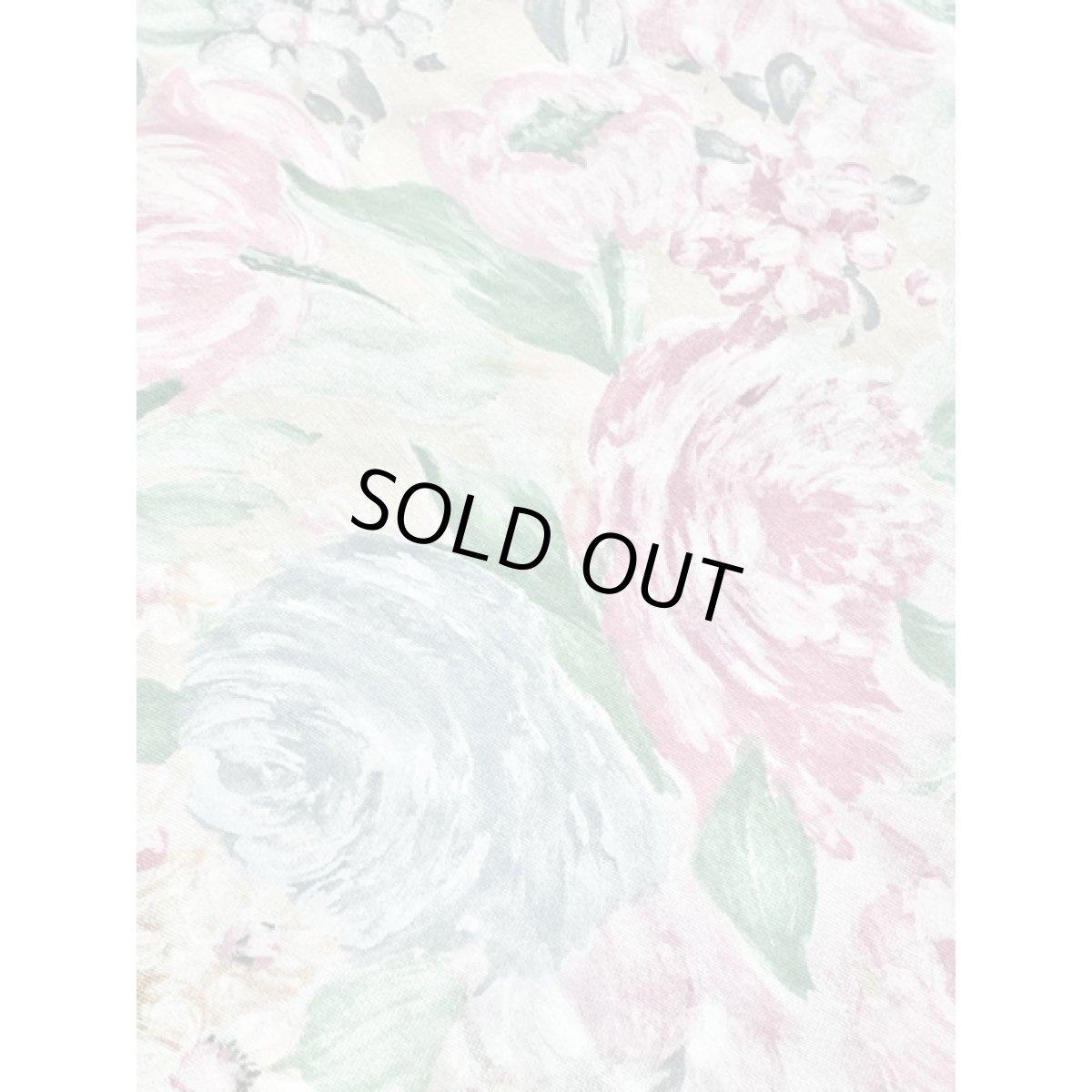 画像14: アンティークフラワー柄 パステル調 クラシカル 半袖 レトロ USA古着 ヴィンテージワンピース【7930】 (14)