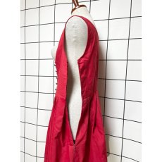 画像9: チロルワンピース 花刺繍 サイドジッパー ドイツ民族衣装 オクトーバーフェスト (9)