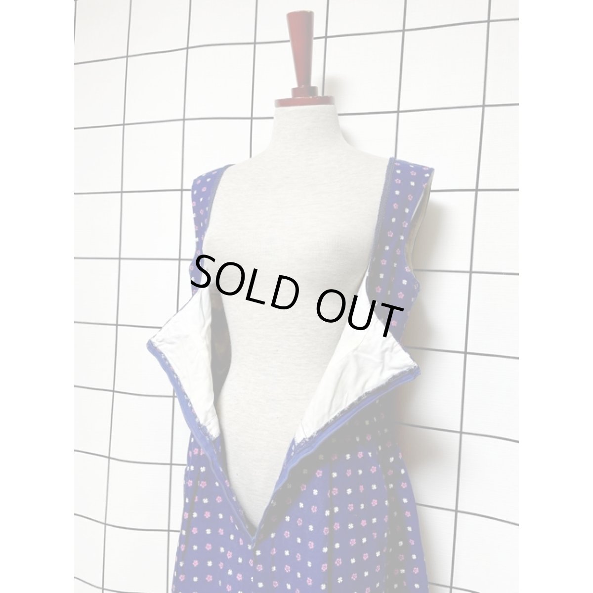 画像11: チロルワンピース 小花柄 ジッパー ドイツ民族衣装 オクトーバーフェスト (11)