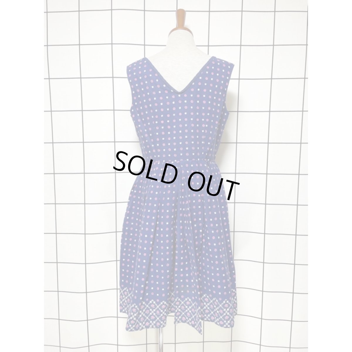 画像5: チロルワンピース 小花柄 ジッパー ドイツ民族衣装 オクトーバーフェスト (5)