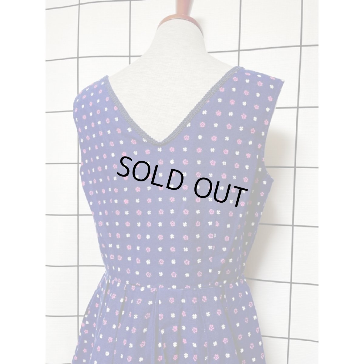 画像6: チロルワンピース 小花柄 ジッパー ドイツ民族衣装 オクトーバーフェスト (6)