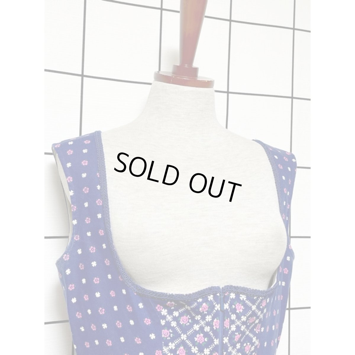 画像3: チロルワンピース 小花柄 ジッパー ドイツ民族衣装 オクトーバーフェスト (3)