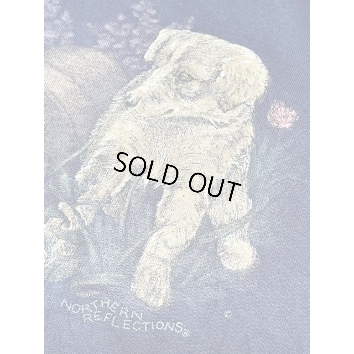 画像10: 犬 ドッグ うさぎ ラビット ネイビー ガーリー 半袖 レトロ USA古着 ヴィンテージ Tシャツ (10)