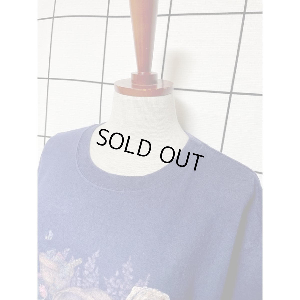 画像7: 犬 ドッグ うさぎ ラビット ネイビー ガーリー 半袖 レトロ USA古着 ヴィンテージ Tシャツ (7)