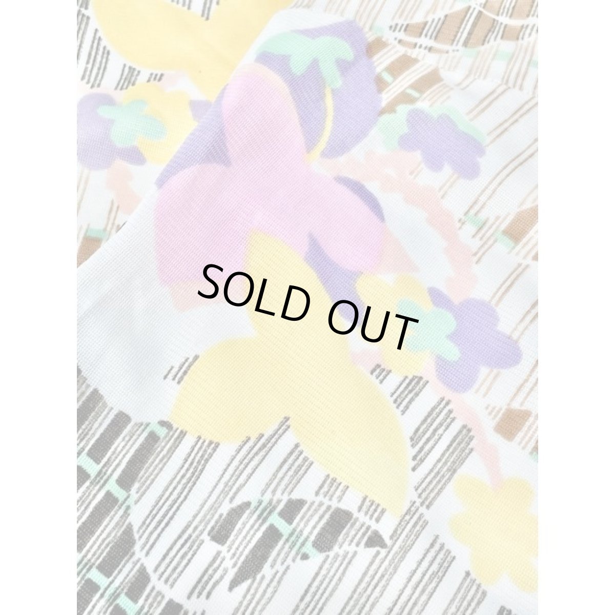 画像13: レトロ柄 ノースリーブ USA古着 ヴィンテージワンピース【7960】 (13)